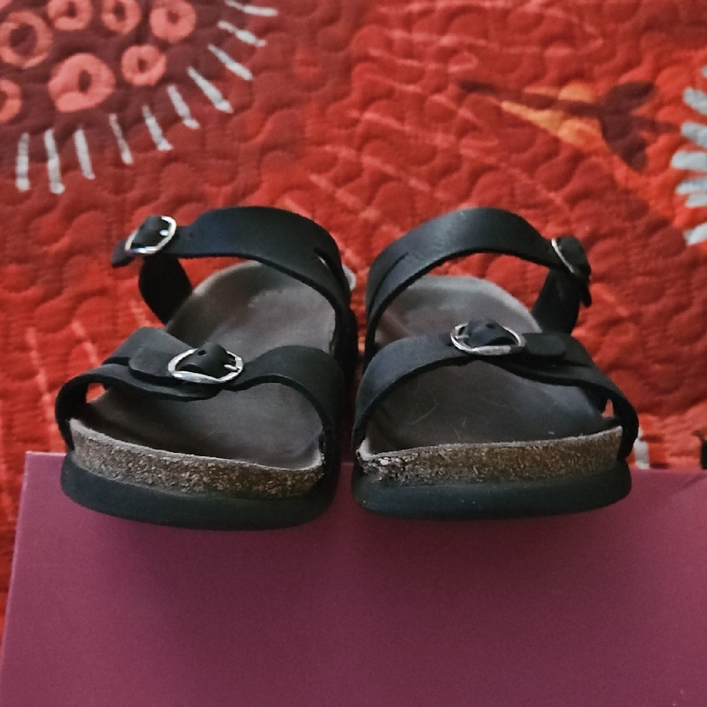Mephisto Black Sandals with Buckle Straps *Womens Size 8 - Picture 6 of 9